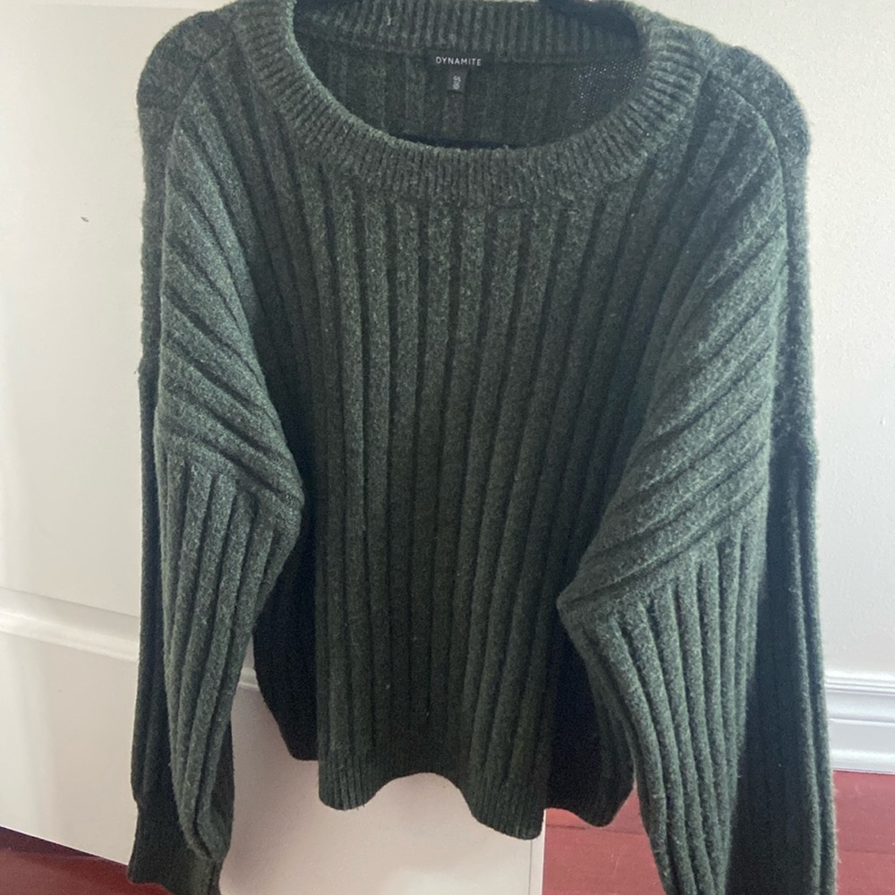 Cozy Forest Green sweater
